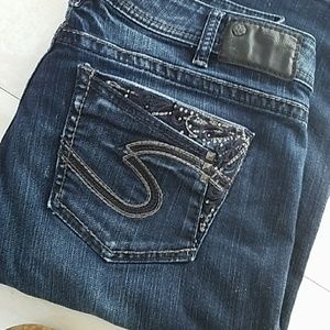 Silver Suki 17" jeans